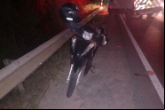Queda de moto deixa m